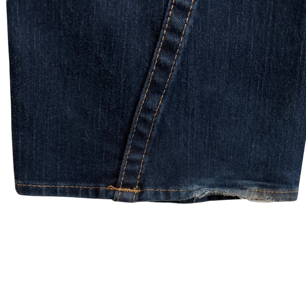 True Religion Joey Dark Wash Flare Jeans Made in USA Low Rise Size 26 - Picture 10 of 11